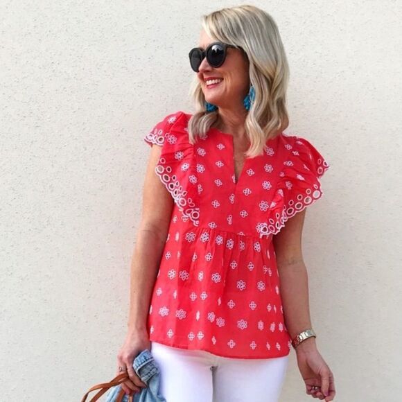 LOFT Paradise Shell Top - Picture 1 of 6